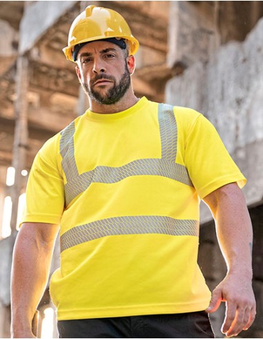 K-KXBRS-Hi-Vis Broken Reflective Premium T-Shirt Alhambra